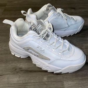 White Fila Sneakers